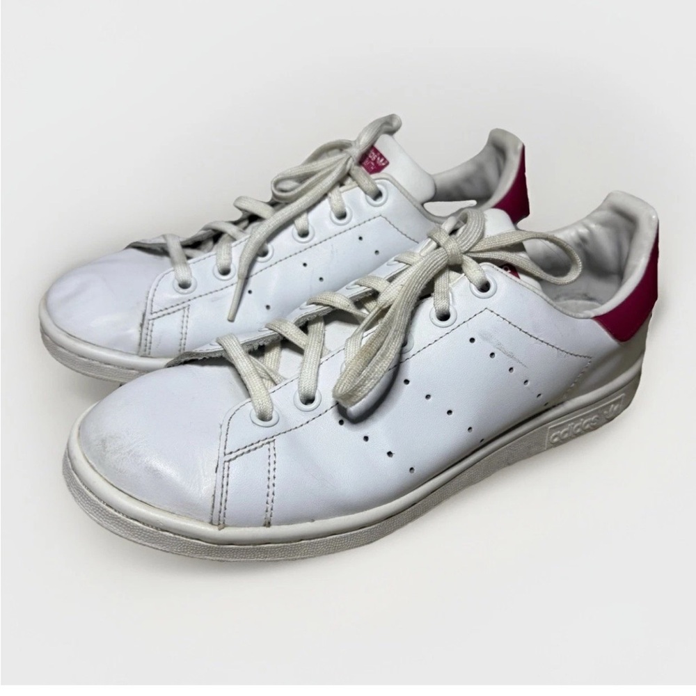 ADIDAS Originals STAN SMITH Retro‎ Pink & White Sneakers Women’s US 7.5 - Picture 1 of 9